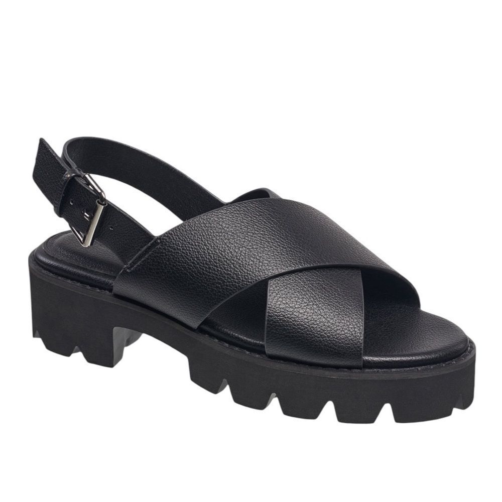 French Connection Black Slingback Sandals(Size 8.5)